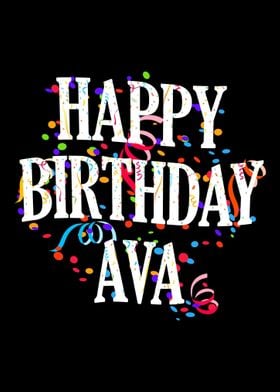 Happy Birthday Ava