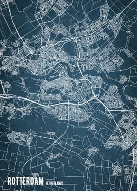 Rotterdam Holland City Map