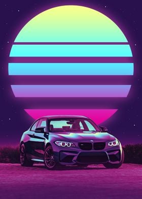 AUTOCAR BUT SYNTHWAVE