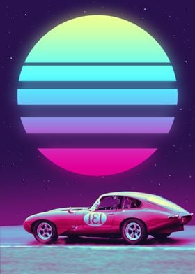 RACE CAR BUT SYNTHWAVE