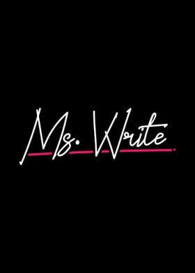 Writer Author Writing