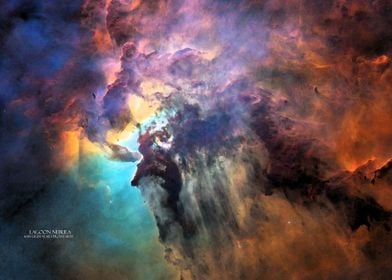 Abstract Lagoon Nebula