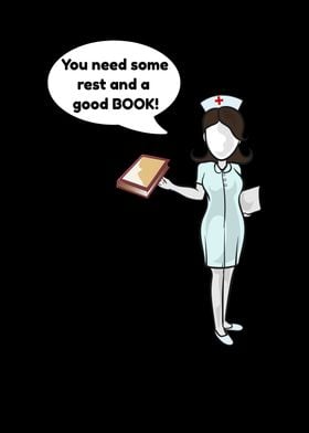 A Good Book Hot Nurse