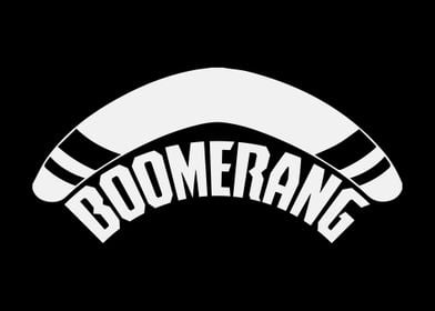 Boomerang Lettering Throw