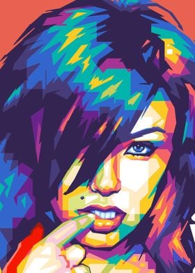 Vikki Blows WPAP PopArt