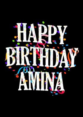 Happy Birthday Amina