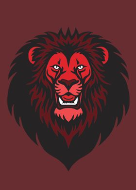 Lion Angry vector art