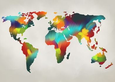 world map 