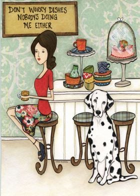 Dalmatians and Dishes