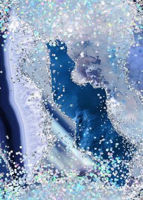Ocean Glitter Agate 03