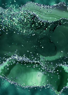 Emerald Glitter Agate 04