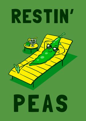 Restin Peas' Poster by Yipptee | Displate