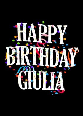 Happy Birthday Giulia