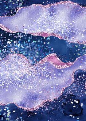 Ocean Glitter Agate 02