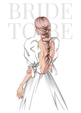 Bride to be ilustration