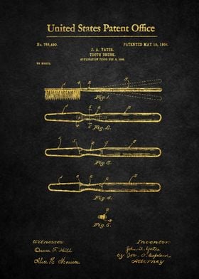 29 Toothbrush Patent 1904