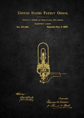 30 Electric Light Patent 