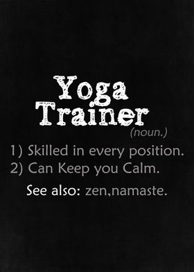 Yoga Trainer Definition
