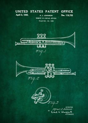 57 1940 Trumpet Patent