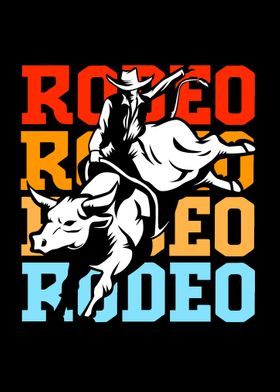 Rodeo Vintage Posters Art Prints Wall Art Displate