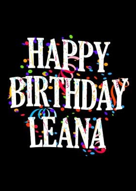 Happy Birthday Leana