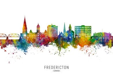 Fredericton Canada Skyline