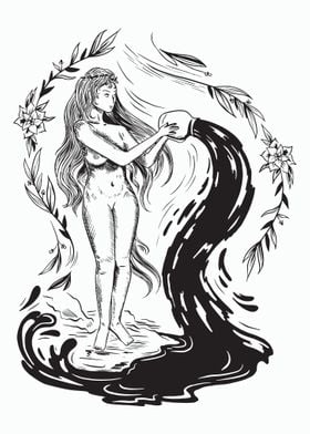 Dark Art Mermaid