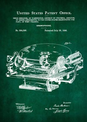 52 Gramophone Patent