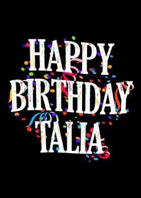 Happy Birthday Talia