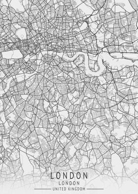 London UK City Map