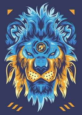 Lion Pallete Pop Art