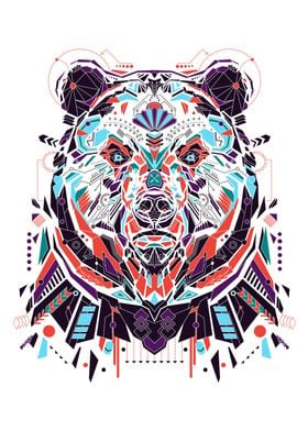 Grizzly Bear Geometric