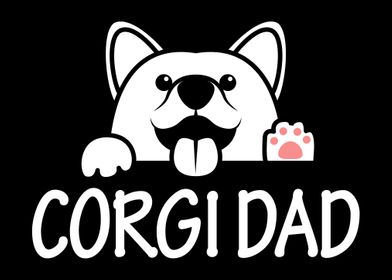 Cute Corgi Dad
