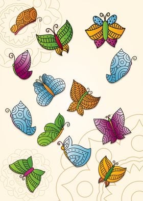 Butterfly Doodles