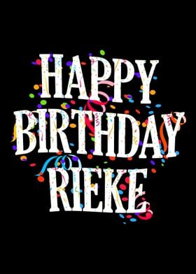 Happy Birthday Rieke