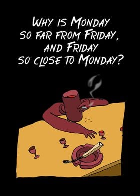 Why is Monday so far