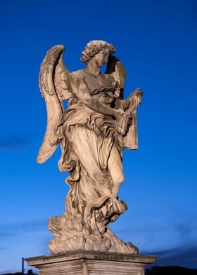 Angel Statue In Rome