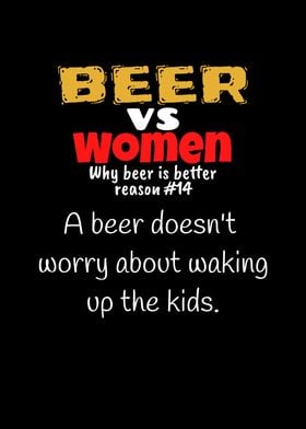 Beer Vs Women Waking Kids