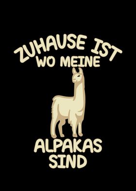 Zuhause Alpakas