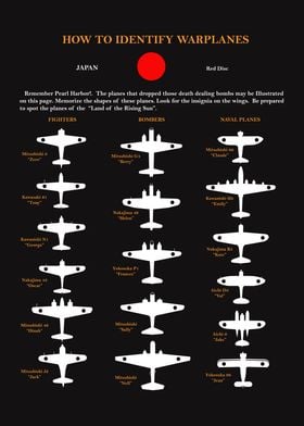 Identify Warplanes Japan