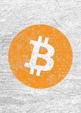 Bitcoin Oldschool Poster