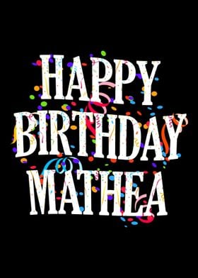 Happy Birthday Mathea