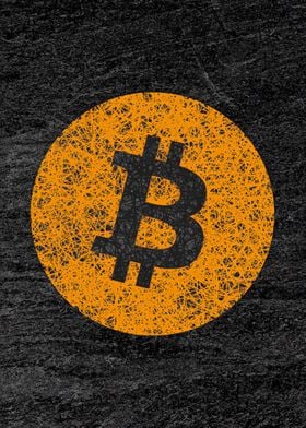 Symbol of Bitcoin