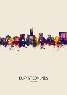 Bury St Edmunds Skyline