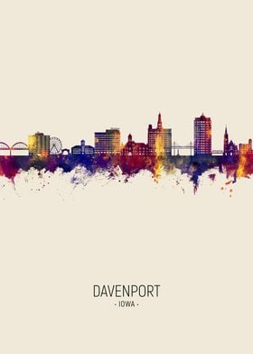 Davenport Skyline Iowa