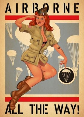 Airborne Pinup Girl 1942