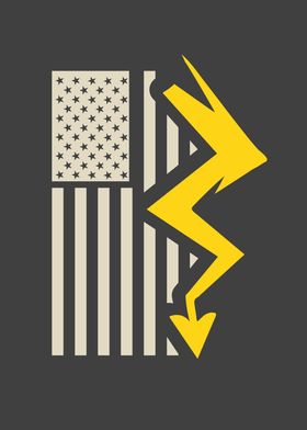 Electrician Flag USA