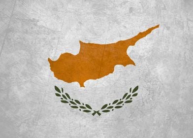 Flag of Cyprus on Wall