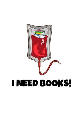 Need Books Funny Blood Bag