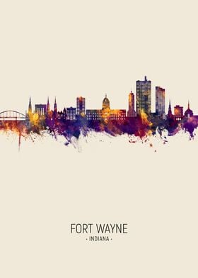 Fort Wayne Skyline Indiana